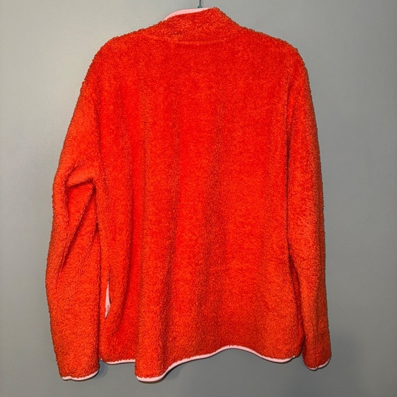 EUC Crown & Ivy Coral Mock Neck Pullover Sherpa Size XL - Picture 7 of 8